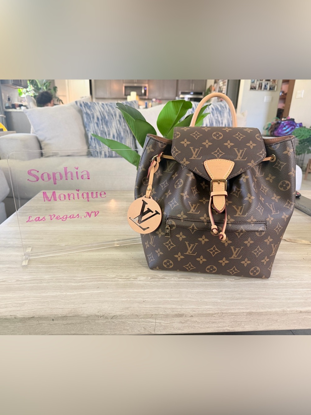 LOUIS VUITTON
Monogram Canvas Montsouris PM Backpack
